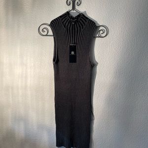 Rock and Republic Sweater Dress.  Has a slit.  35.5 long. Sleeveless.